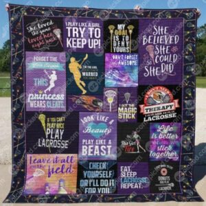 Look Like A Beauty Play Like A Beast Quilt Blanket Yct8  Quilt